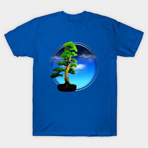 Bonsai tree (day) T-Shirt by Sinmara